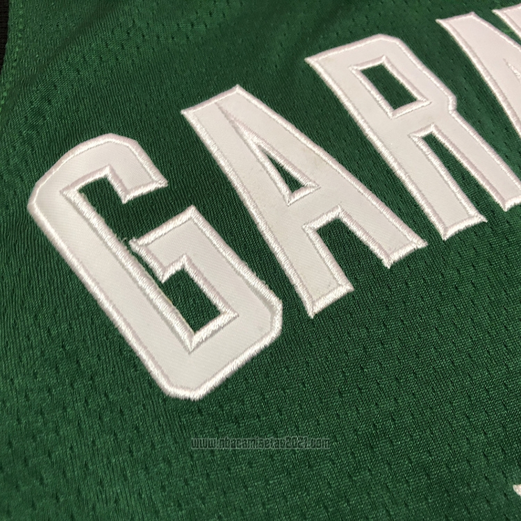 Camiseta Boston Celtics Kevin Garnett #5 Hardwood Classics Throwback 2007-08 Verde